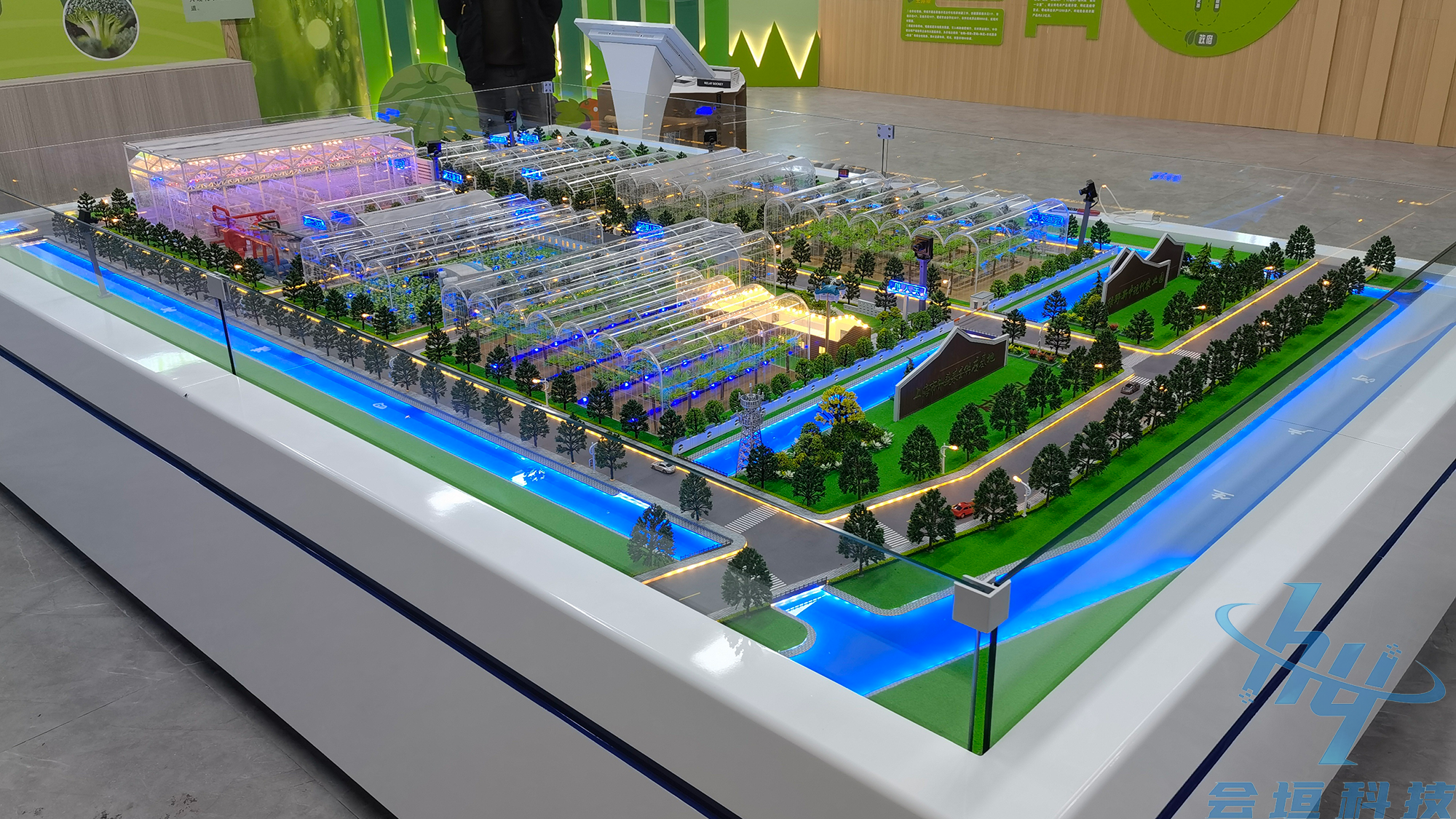 江苏盐城智慧农业项目动态沙盘圆满交付 - 上海会垣智慧沙盘公司